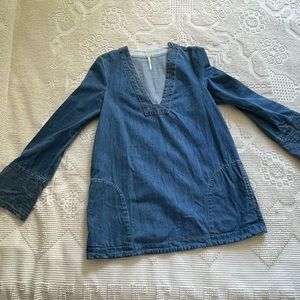 Free People denim tunic